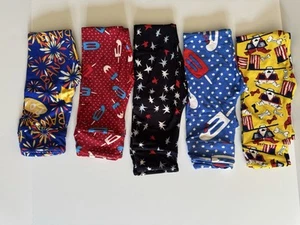 NEW LuLaRoe Girls S/M 4th Of July Leggings, Red White and Blue, Your choice - Picture 1 of 7
