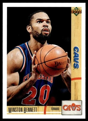 1991-92 Upper Deck Winston Bennett Cleveland Cavaliers #247 - Image 1 of 2
