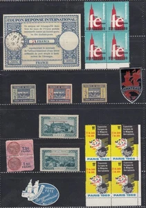 French Poster Stamps Holiday Camp, Flowers, Anti-Cancer, 1945 Response - #8009 - Picture 1 of 2