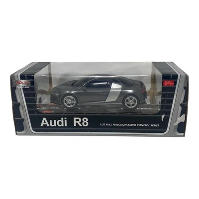 MJX R/C Technic Audi R8 1:20 Scale Silver & Black Radio Control Car 49 MHZ - Image 1 of 4