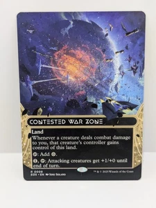 Edge Of Eternity - Contested War Zone - Rare - Borderless -  Eos 008 - - Picture 1 of 2