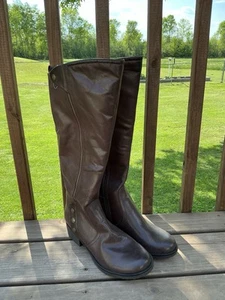 Baretraps Oria2 hohe Stiefel weite Wade Größe 11 neu ohne Etikett braun - Bild 1 von 10