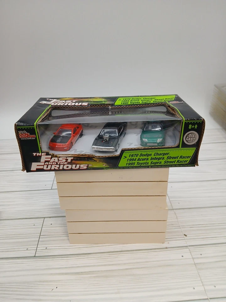 Rare Racing Champions Fast Furious 3 Pack Supra Charger Integra - Image 1 of 4