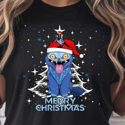 Camiseta Feliz Navidad Derpy Tigre Dibujos Animados Unisex Manga Corta S-5XL Foto 1 de 4