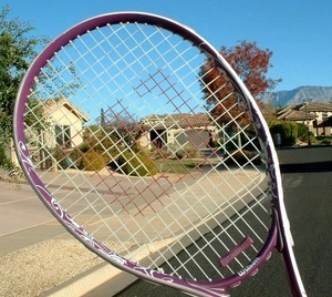 SCHÖNER Wilson "HOPE" Modell Tennisschläger pink weiß 4 3/4" Breast Cancer Awareness - Bild 1 von 9