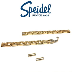 SPEIDEL 1896/10 WOMEN'S BRACELET WATCH BAND YELLOW GOLD PLATED FITS 8mm OR 10mm - Picture 1 of 6