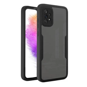 Case for Samsung Galaxy A73 5G, 360 Full Phone Cover Screen Protector Black - Picture 1 of 5