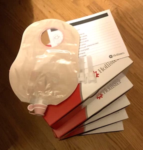 HOLLISTER 18923 2-PIECE UROSTOMY POUCHES ~LOT OF 5 BOXES~ FREE PRIORITY SHIP!!! - Picture 1 of 2