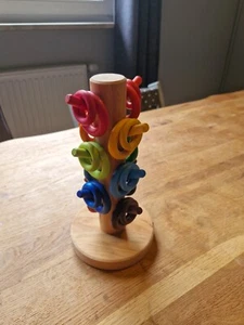 Grimms Grimm´s Holzspielzeug - Bauringe & Sortierhilfe Regenbogen | vollständig - Bild 1 von 3