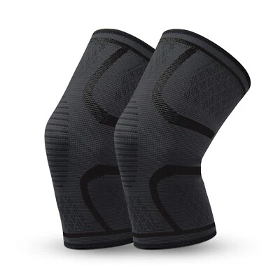 Unisex NHS Sleeve Brace Patella Arthritis Knee Support Compression Sleeves 1PAIR - Image 1 of 4