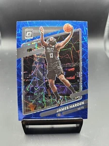 2021-22 Panini Donruss Optic James Harden Blue Velocity Prizm #106 Brooklyn Nets - Picture 1 of 2