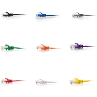 15ft (4.57m) Cat6 Snagless  (UTP) Slim Ethernet Network Patch Cable-C2G - Image 1 of 3