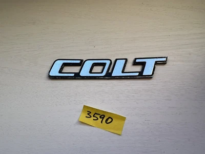 Dodge Colt  Chrome Body Emblem 1984-1988 OEM Mopar - Image 1 of 3