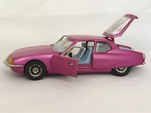 Vintage Corgi WhizzWheels 284 Citroen SM Car Dark Pink Used - Picture 1 of 2