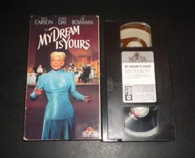 My Dream Is Yours (VHS, 1991) Doris Day - Rare Comedy Musical OOP HTF Non-Rental - Image 1 of 4