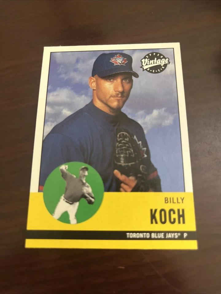 2001 Upper Deck Vintage Billy Koch #32 Toronto Blue Jays - Image 1 of 1