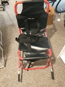 LINE2design Stair Chair - Medical Foldable Aluminum Mobile Evacuation Chair- Red