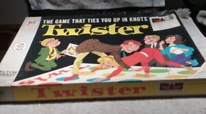Vintage 1966 Milton Bradley  Twister   Family Party Game - Complete