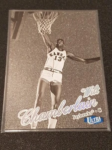 2012-13 Fleer Retro Wilt Chamberlain 1997-98 Ultra Platinum Medallion /100 HOF - Picture 1 of 20