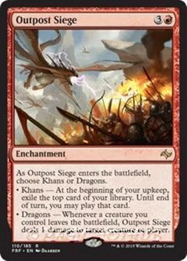MTG - OUTPOST SIEGE - Fate Reforged (R) - Image 1 of 1