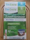 2xTru Earth Compact Dry Laundry Detergent Sheets -Frag F & Fresh Linen 64 Loads 