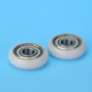 Polea guía de rodamientos de bolas de ranura 608 incrustados de plástico R 1 pieza - Imagen 1 de 40