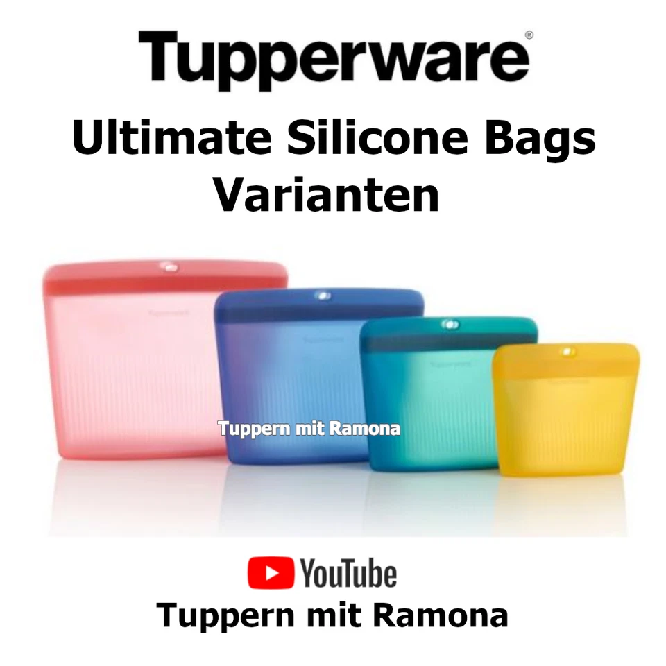 Tupperware Ultimate Silikon Bag Varianten A227, A226, A225, A224 TOP neu/OVP - Bild 1 von 2