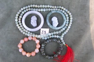 7 pieces of jade-Burma-necklace-bracelets-pixiu-beaded bracelets(J3) - Picture 1 of 10