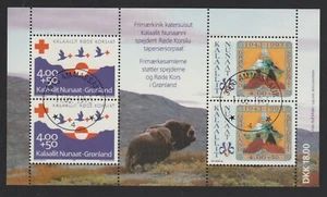 GREENLAND - 1993 Anniversaries SCOUTS & RED CROSS FUNDS  Minisheet VFU - Picture 1 of 1