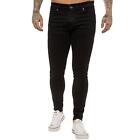 Enzo Mens Jeans Slim Fit Skinny Stretch Flex Denim Trouser Cotton Pants UK Sizes