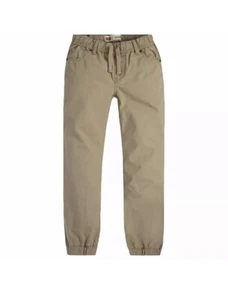 Levi’s New Khaki Joggers - Youth Size 7 (7-8 Years), Elastic Waist & Cuffed Leg - Picture 1 of 7