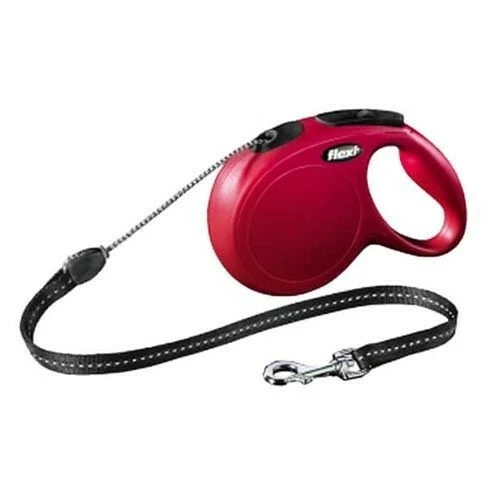Flexi Leash Retractable Flexi New Classic S Rope Red 5 Metres 12 KG Max - Image 1 of 1