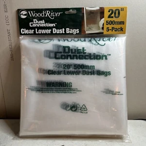Dust Collection Bags Wood River Connection Clear 500mm/20"Diameter - 5 Bags - Picture 1 of 2