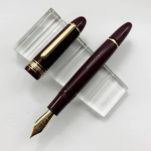 New JUNL 930 Resin Fountain Pen Iridium EF/F/M Nib Writing Pen With Ink Windowd6 - Picture 1 of 12