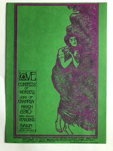 Sons of Champlin Love Congress of Wonder 1968 Avalon FD109 Postcard - Picture 1 of 2