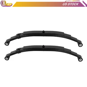 2Pcs 3500lbs Capacity 4 Leaf Trailer Slipper Leaf Spring Eye to Eye 25.4" Length - Picture 1 of 11