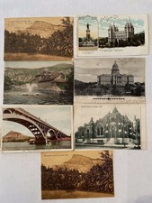Vintage Postcards Colorado Arkansas Nebraska Tempe Bridge Salt Lake City
