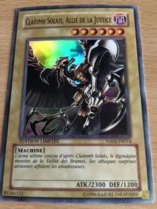 Carte Yu-Gi-Oh! HA01-FR014 Claïomh Solais, Allié de la Justice (Super Rare) - Imagen 1 de 1