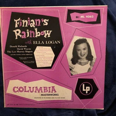 Finian's Rainbow Columbia OL 4062 LP Ella Logan Ray Charles Donald Richards - Image 1 of 4