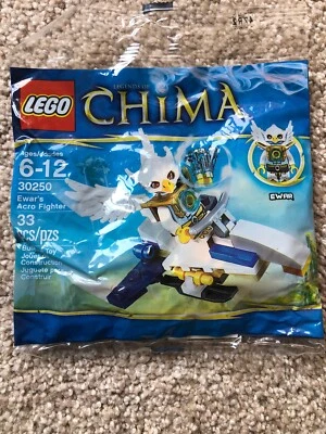 LEGO LEGENDS OF CHIMA: Ewar's Acro Fighter (30250) Polybag - New In Bag 100% - Image 1 of 3