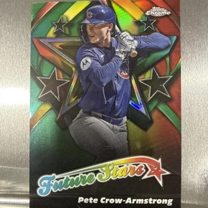 2025 Topps Chrome Future Stars Pete Crow-Armstrong #FS-8 - Picture 1 of 2