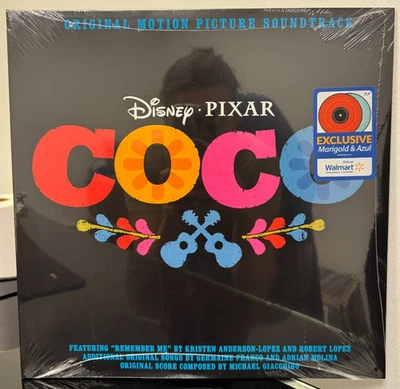 Coco by Various Artists (Walmart Exclusive Marigold & Azul Vinyl 2LP, 2022) - Image 1 of 2