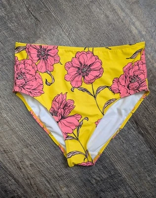 Traje de baño Tankini Boden para mujer talla 6 parte inferior solo amarillo rosa floral Foto 1 de 4