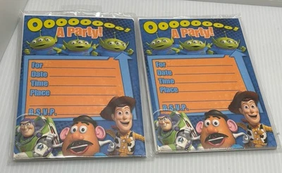 Hallmark Toy Story Invitaciones de fiesta de panel único - ¡Ooooooo! ¡Una fiesta! Lote de 2 Foto 1 de 2