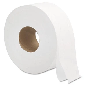 Approvisionnement général 9JUMOB 9 pouces Mouchoir de bain 2 plis Jumbo Roll - WHT (12/carton) Neuf - Photo 1/3
