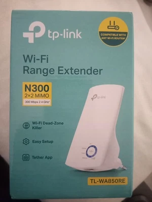 TP-Link TL-WA850RE V6 Wi-Fi N 300Mbps Range Extender  - Bianco - Immagine 1 di 4