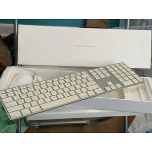 Vintage 07 Apple USB wired Keyboard, wired mouse, - White (27) - Picture 1 of 12