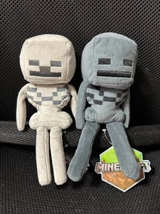 Minecraft Skeleton Wither Skeleton Pluah Set of 2 New - Picture 1 of 2