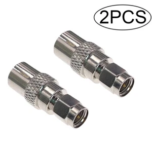 2PCS SMA-FME Adapter SMA Male Plug to FME male Plug Straight Adapter - Picture 1 of 10