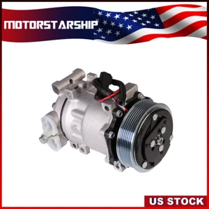 AC Compressor w/ Cluth for 1996-2001 Dodge Dakota 1996-2002 Ram 1500 2500 3500 - Picture 1 of 8